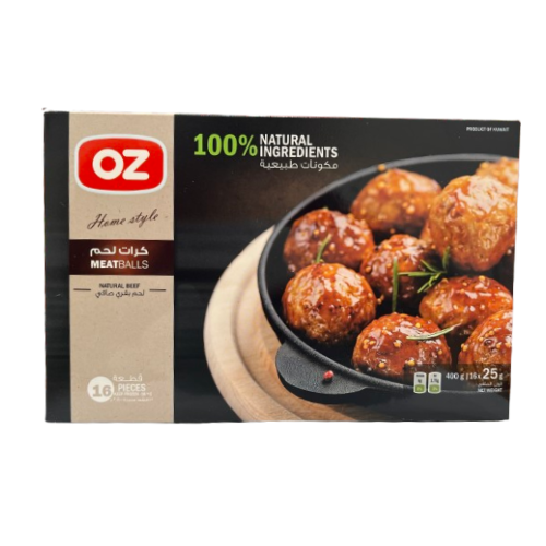 كرات لحم بقري مجمد 400جم OZ